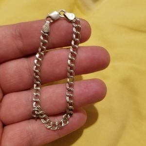 Child's Sterling silver charm bracelet